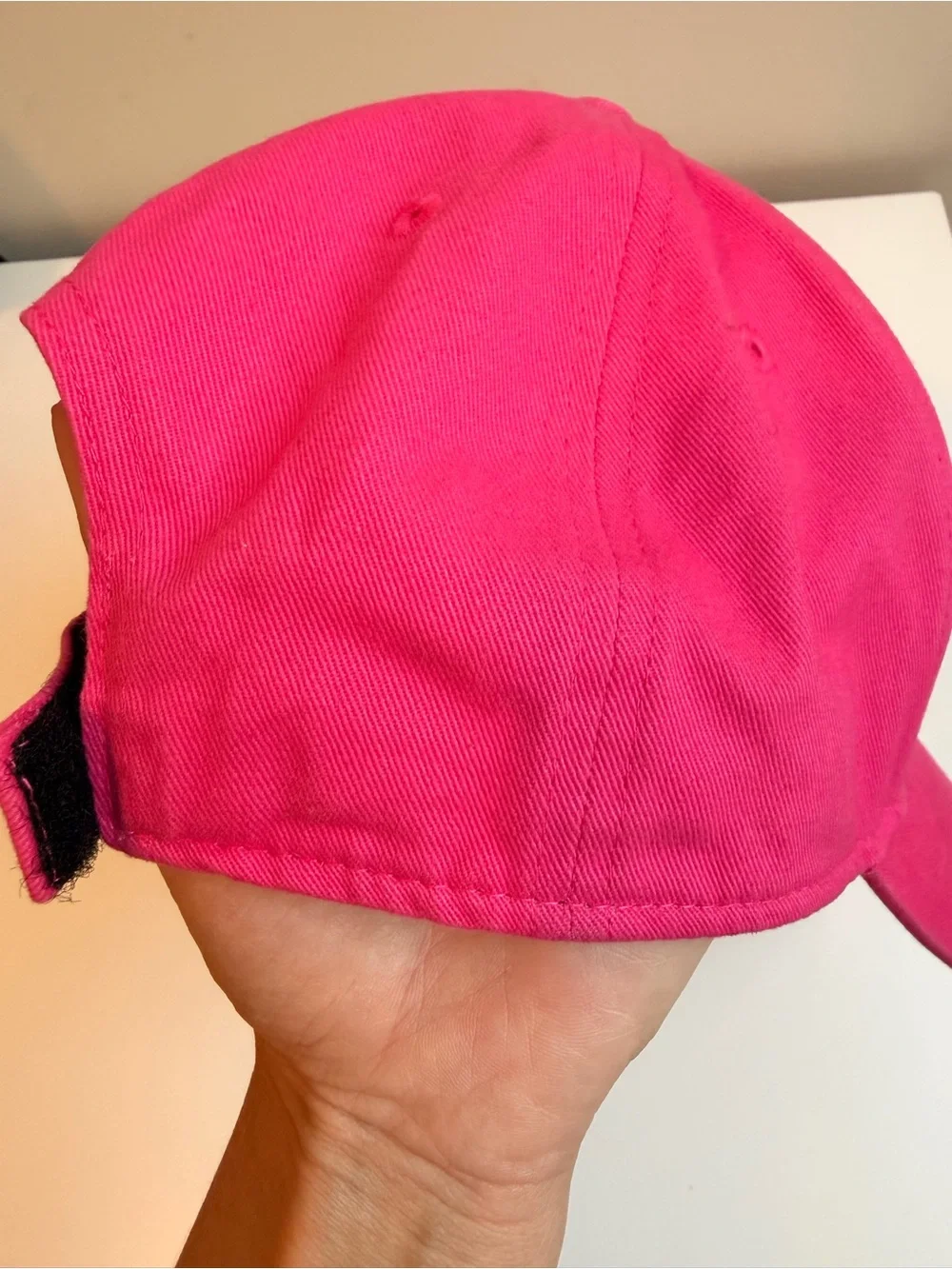 Kids Pink Philadelphia Phillies Baseball Cap with Embroidered 'P' and Heart